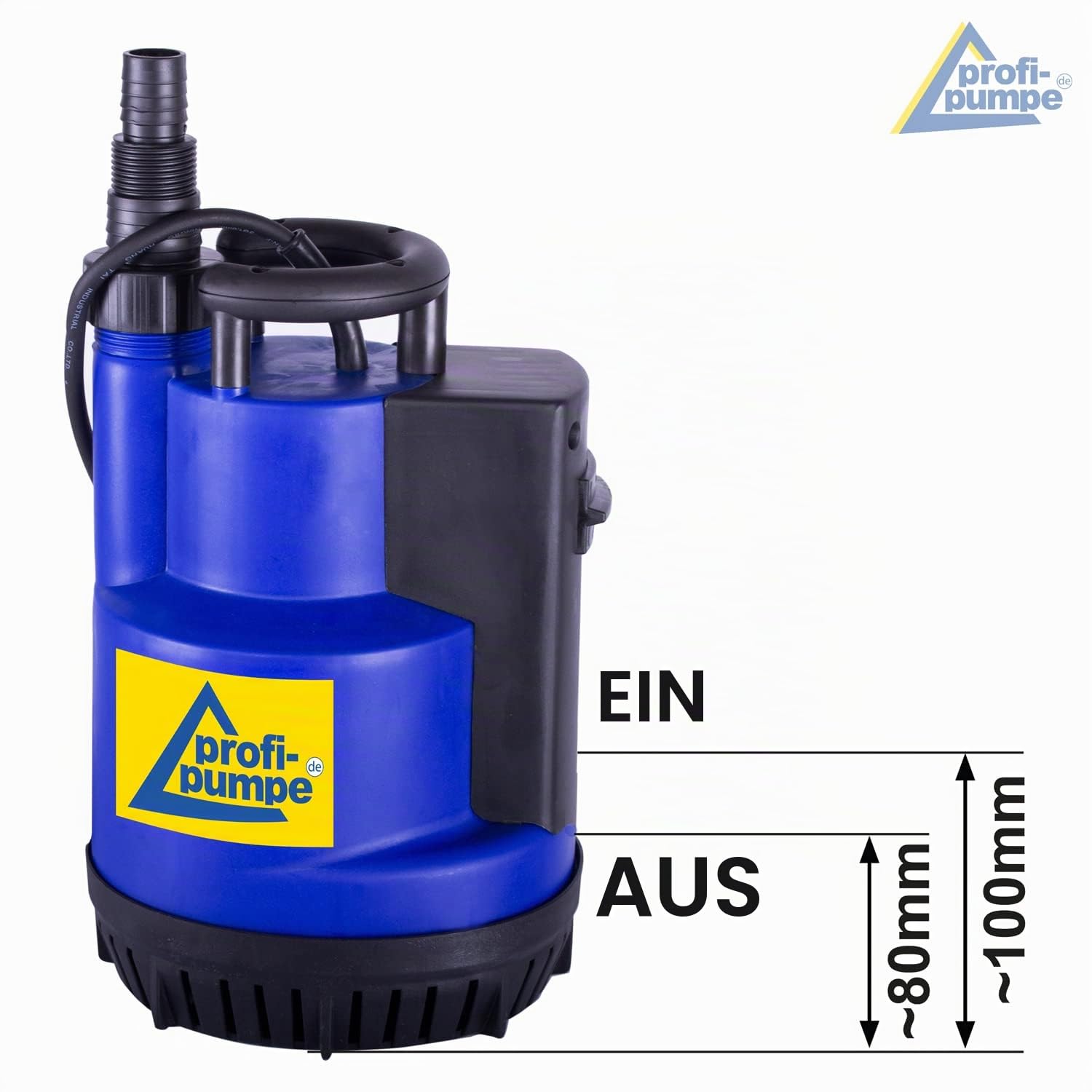 TAUCHPUMPE ZISTERNENPUMPE GARTENPUMPE KELLERPUMPE LONG-LIFE CLEAN-STAR 400 FLACHSAUGEND SCHACHTPUMPE für ZISTERNE, REGENTANK, REGENSPEICHER