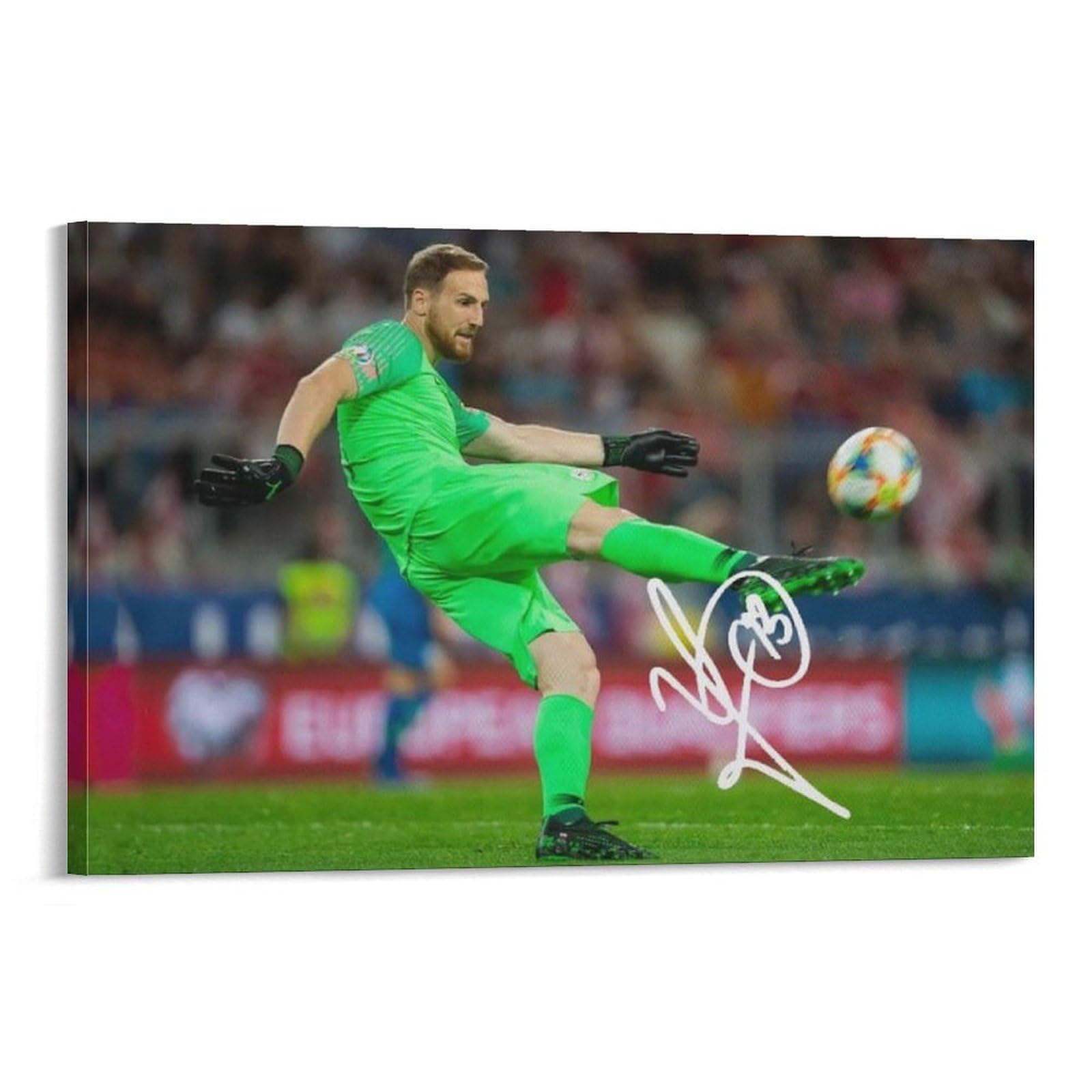 ASUIU Jan Oblak Canvas Poster Canvas Art Poster And Wall Art Picture Print Modern Family Decor Posters 16x24inch(40x60cm)
