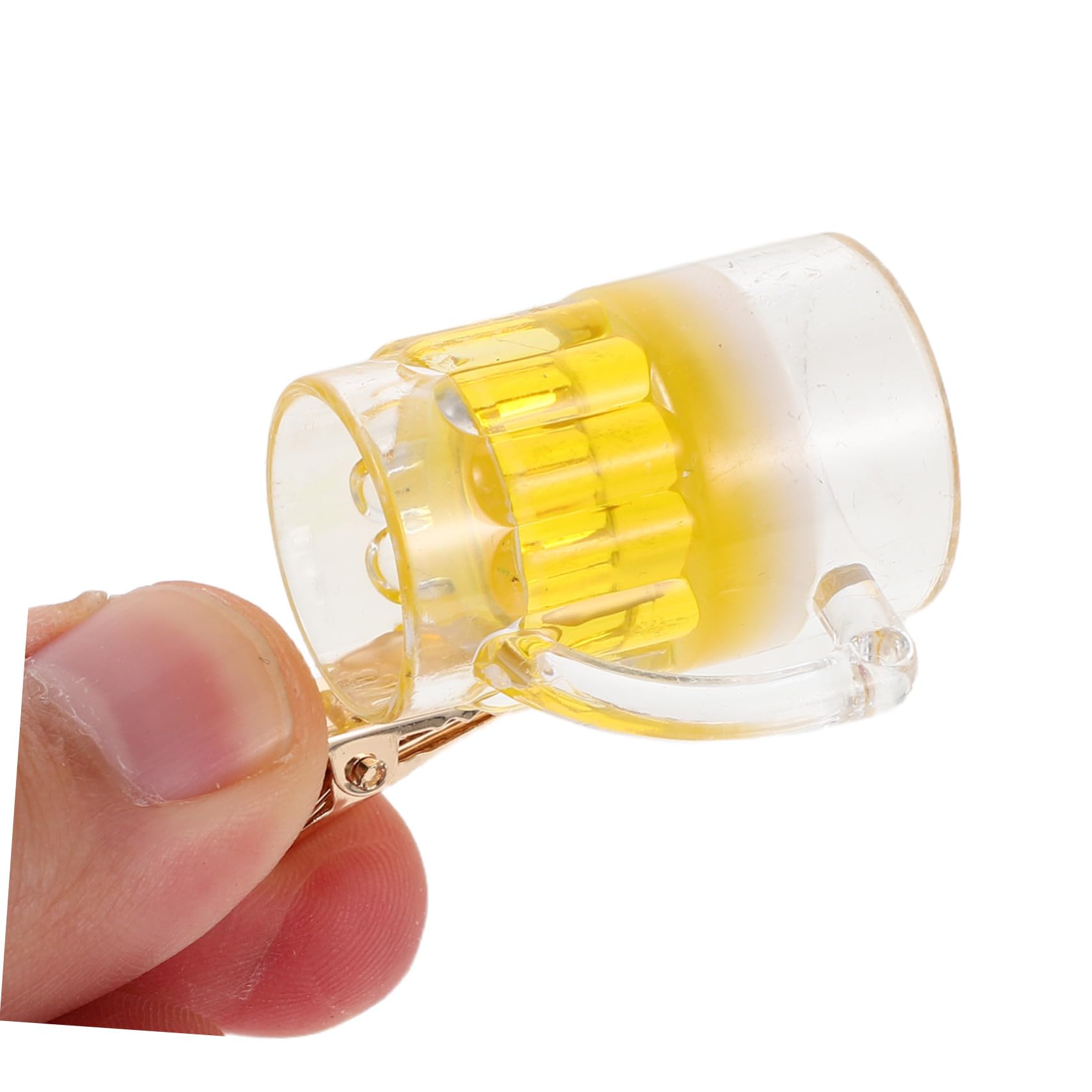 PLAFOPE 20 Pinzas Para El Pelo Con Forma De Cocodrilo Para Cerveza Pinzas Para El Pelo Con Forma De Taza De Cerveza