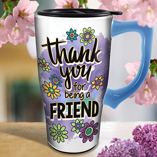 Spoontiques - Insulated Travel Mug - Betty Boop Hearts Ceramic Coffee Cup - Coffee Lovers Gift - Funny Coffee Mug - 15 Oz - Black #TOP3