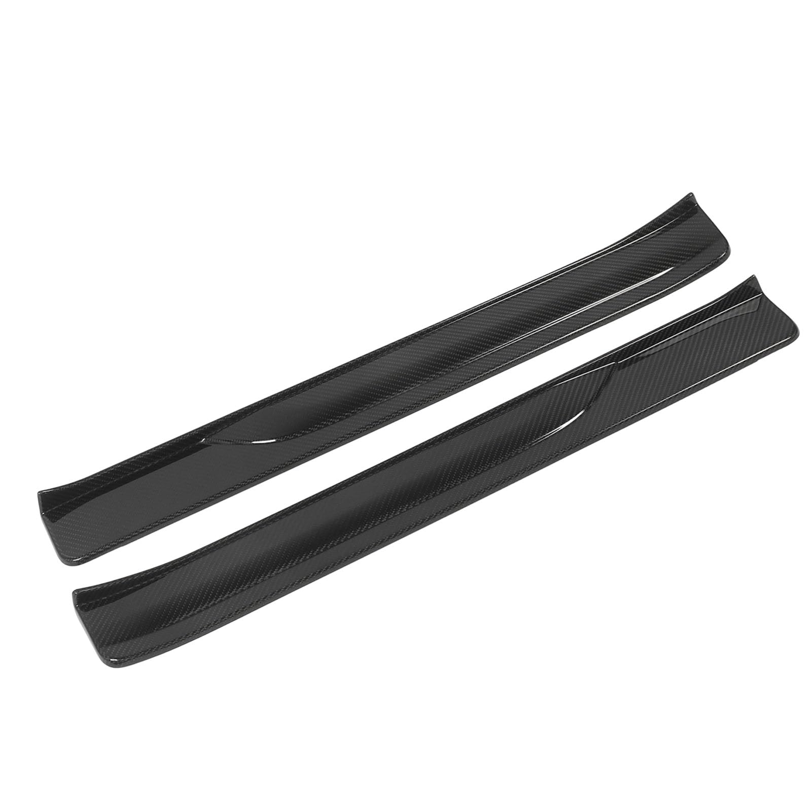 Keenso Karbonowy Próg Drzwiowy, 2 SZT. Błyszczący 3K Twill, Car Door Sill