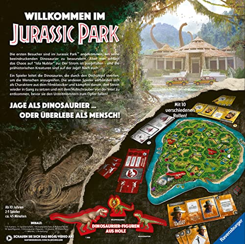 Ravensburger 20965 Jurassic Park Danger German Edition of the Strategy Game with Thrill for 2-5 Players from 10 Years - Image 2