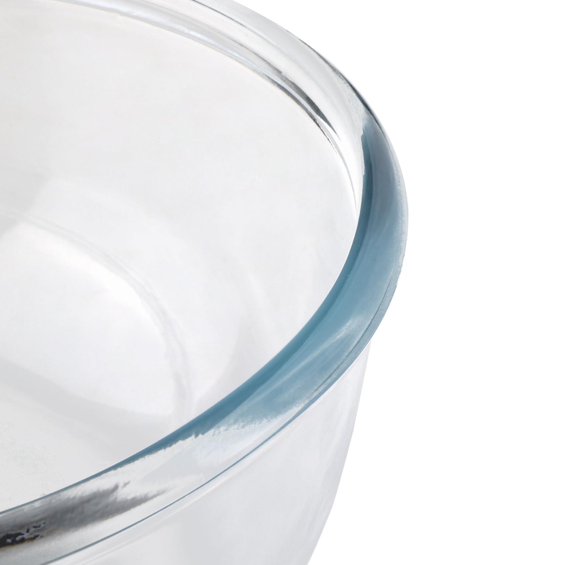 Große Glas-Rührschüssel - 5700ml Klarglas Salatschüsseln - Gläser Schüssel für Sauerteig, Brot, Küche