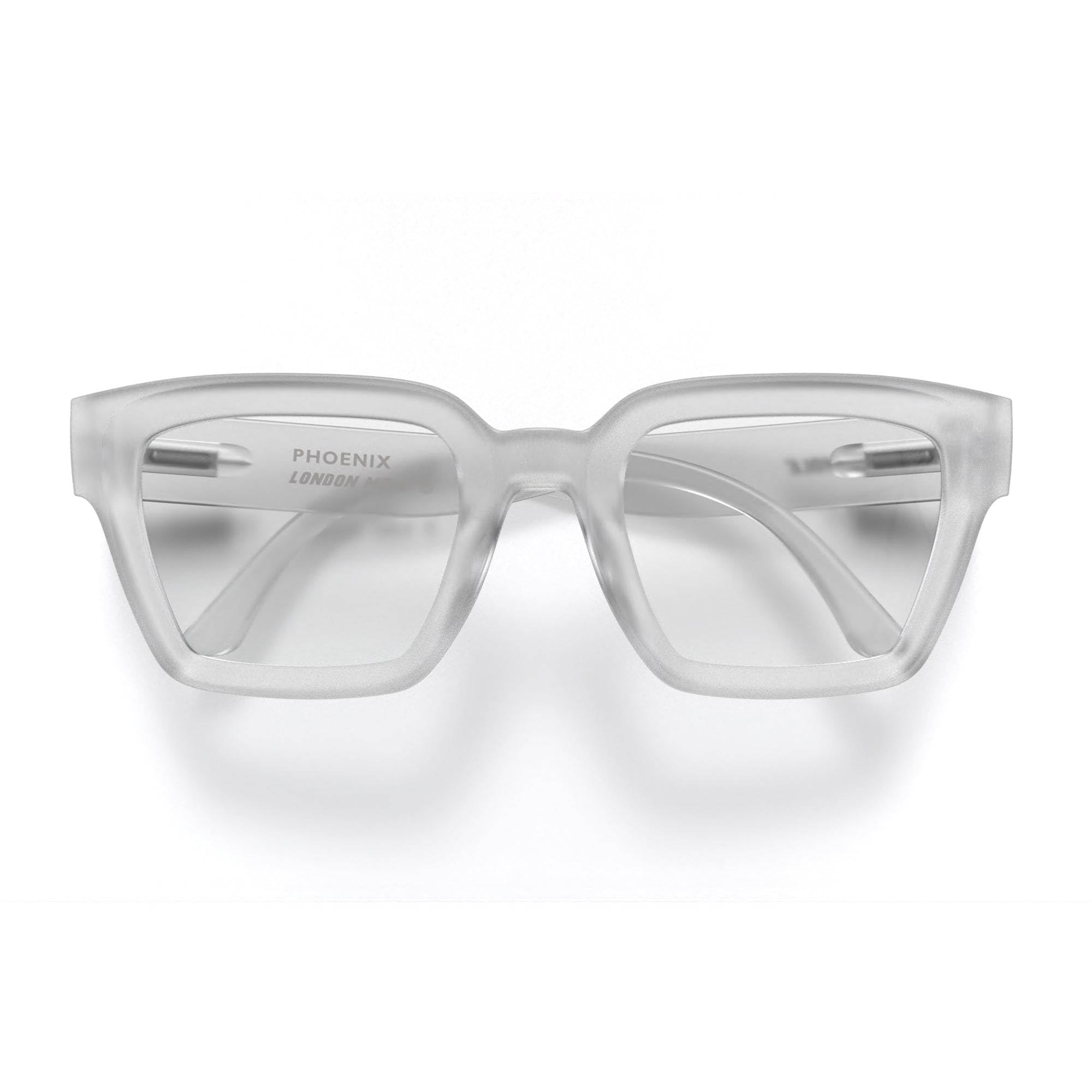 LONDON MOLE® Phoenix large oversized reading glasses | Big bold modern square frame | Statement readers for men and women