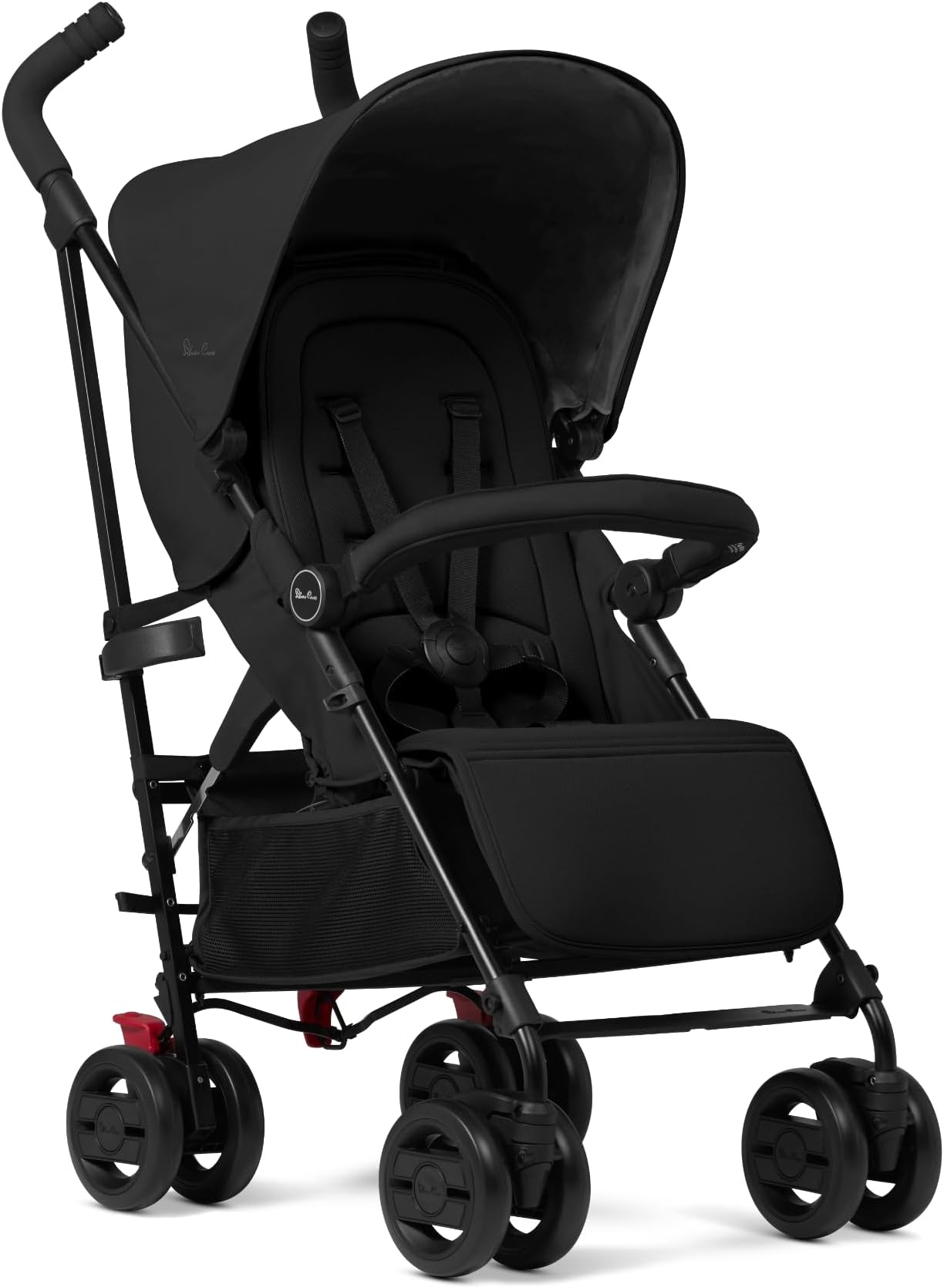 Silver Cross - Pop 2 Pushchair - Foldable Travel Stroller - Buggy - Adjustable/Lie Flat Seat - Newborn to 4 Years - Space