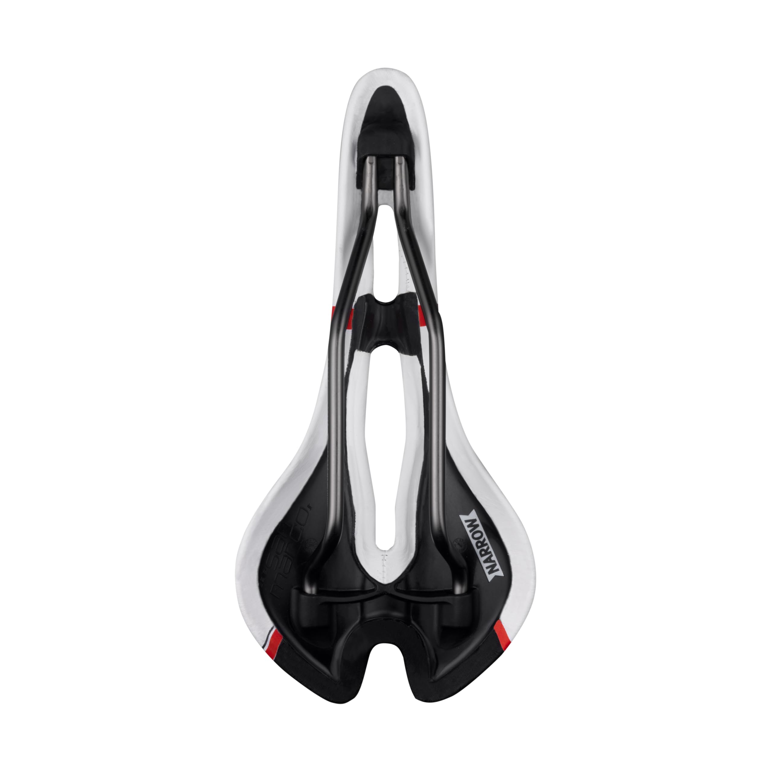Selle San Marco ASPIDE Racing - Sella per Bici da Corsa, Leggera, Foro Anatomico, con Forma Curva e Seduta Stretta, Rail in Xsilite
