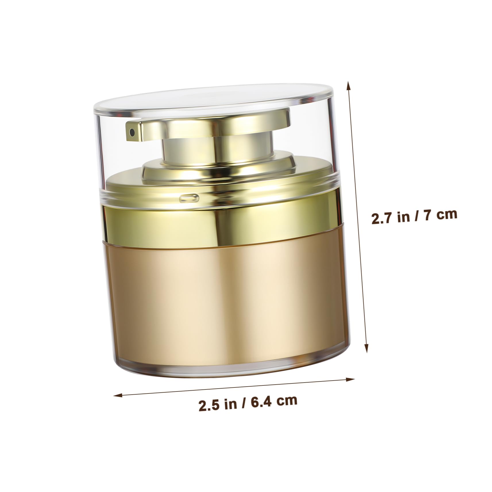 4 Pezzi Flaconi Pompa senza Aria 30ml, Contenitori Ricaricabili in Acrilico e Pp, Chiusura Ermetica, per Viaggio e Cura Quotidiana della Pelle