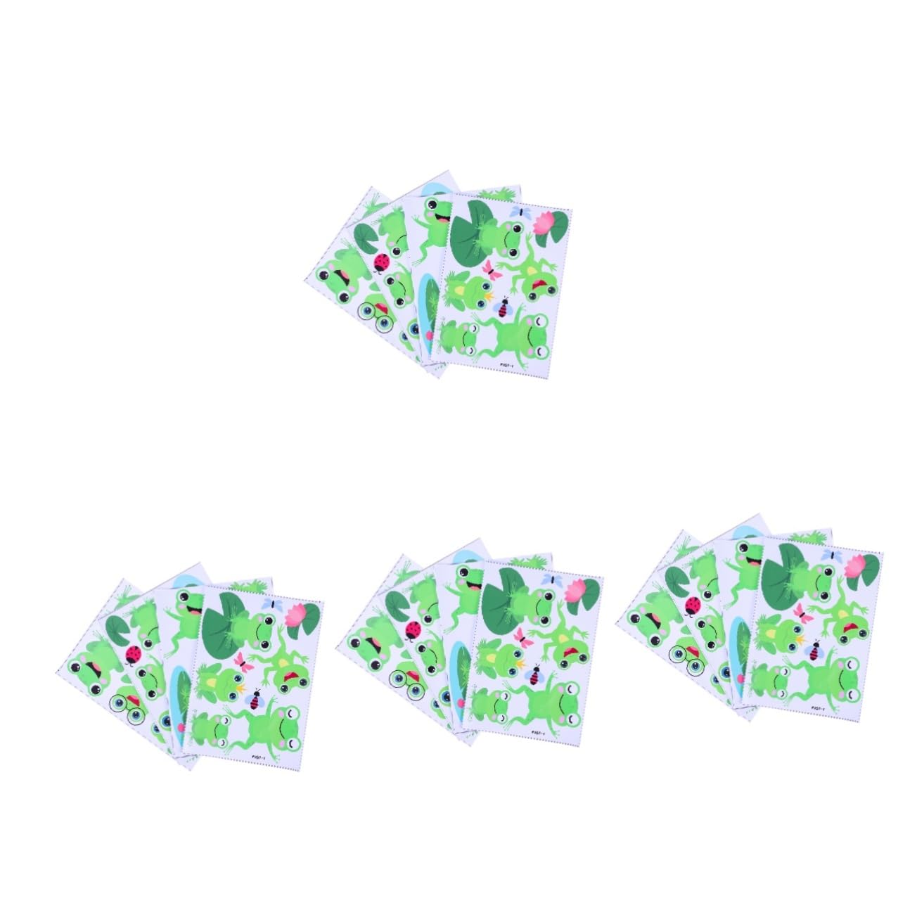 Didiseaon 16hojas Pegatinas De Pared De Ranas Para Niño Niña De Stickers Decorativos Fácil De Colocar y Quitar Para Habitaciones Infantiles y Guarderías