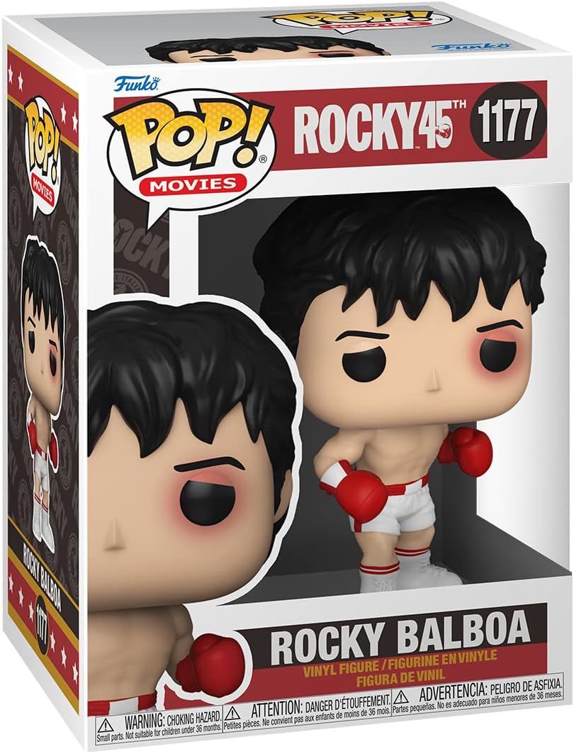 Funko Pop! Movies: Rocky 45th, Rocky Balboa, Amazon Exclusive, Collectable Vinyl Figure, Gift Idea, Official Merchandise - Image 3