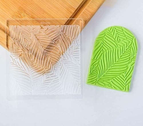 New Cake Decorating Fresh Plant Flowers Cookie Embossing Mould Fondant Biscuit Mold Spring Easter Party Acrylic Icing Mould(Style 5) (C) #TOP14