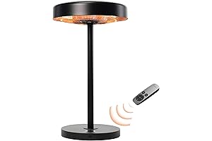 EAST OAK Tabletop Electric Patio Heater