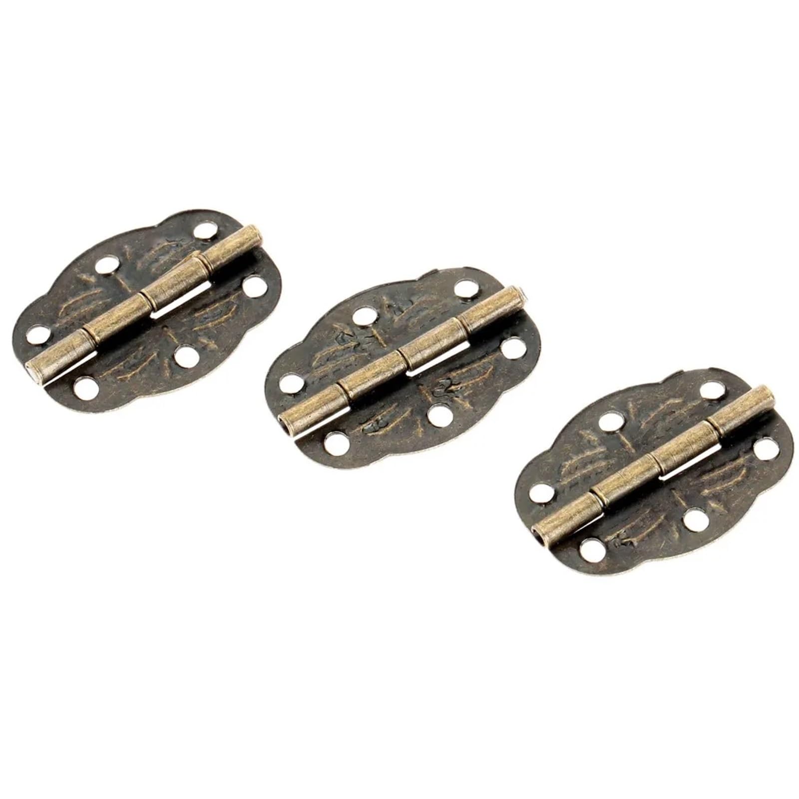 20 sztuk 30x22mm antyczne meble dekoracyjne zawiasy do drewnianego prezentowego pudełka z biżuterią Decor okucia sprzęt meblowy ze śrubą