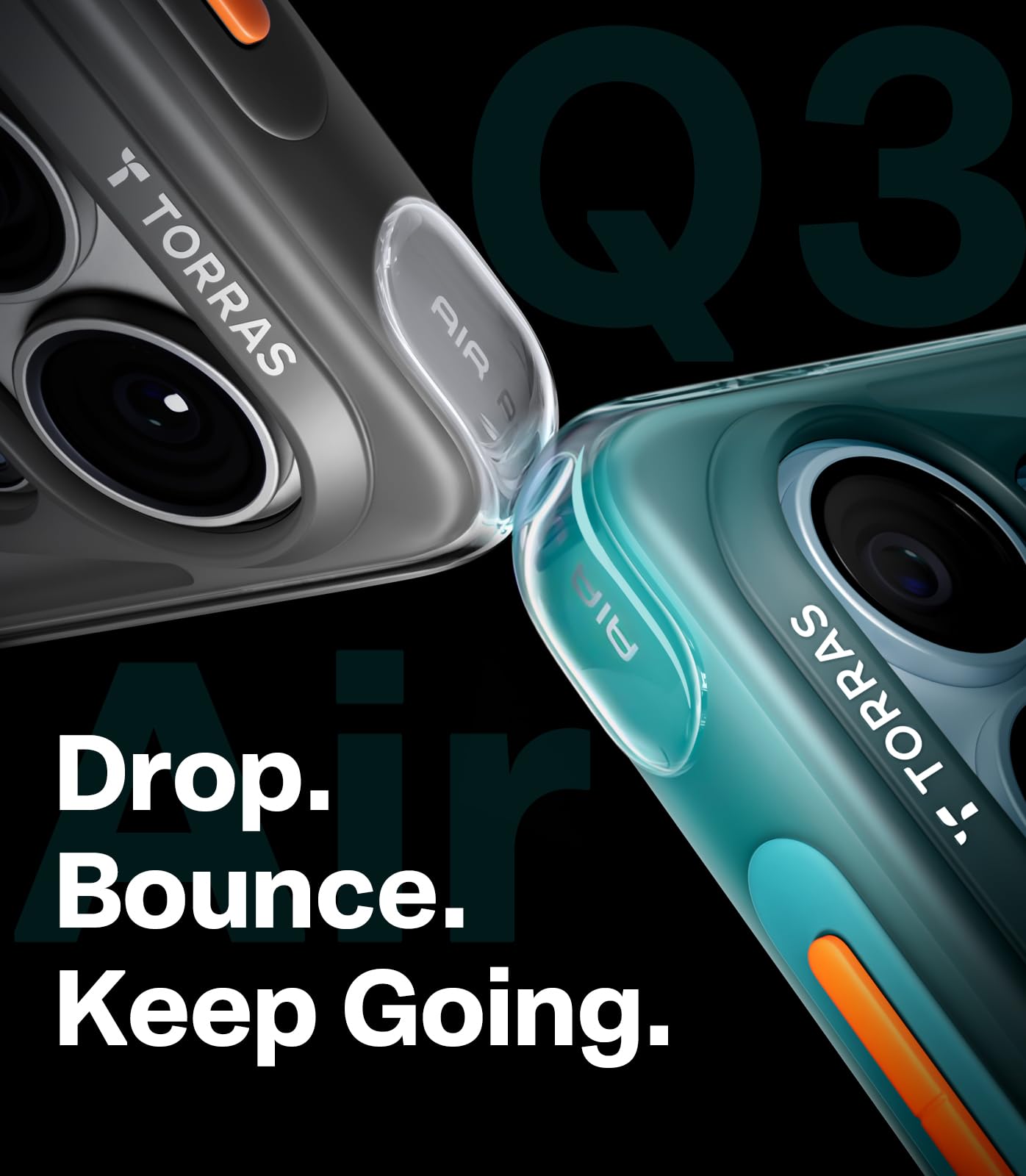 TORRAS Ostand Q3 Air for Samsung Galaxy S26 Ultra Case with 360