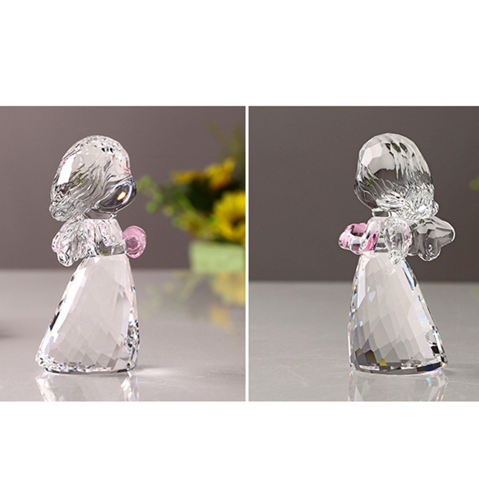 Amazon.co.jp: k9 クリスタル 天使 置物 かわいい インテリア雑貨