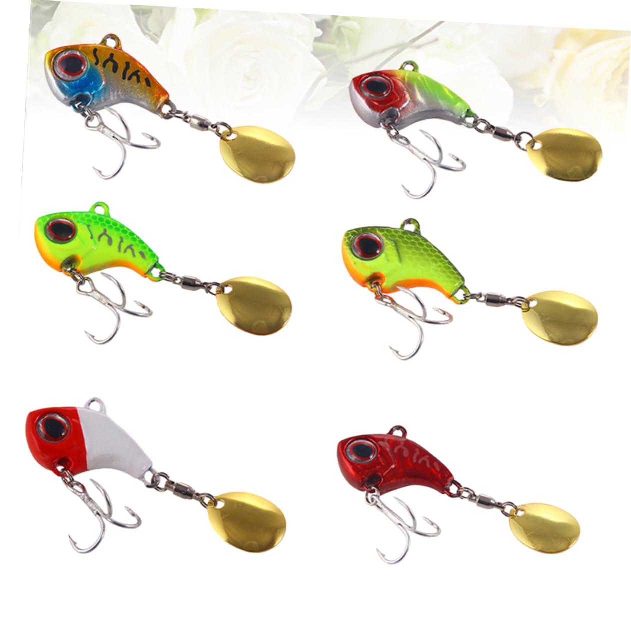 SUPVOX 18 Pcs Accessoires De Pêche Appâts Durs pour Basse Leurres De Pêche en Eau Salée Matériel De Bar Leurre De Fournitures De Leurres pour La à La Truite