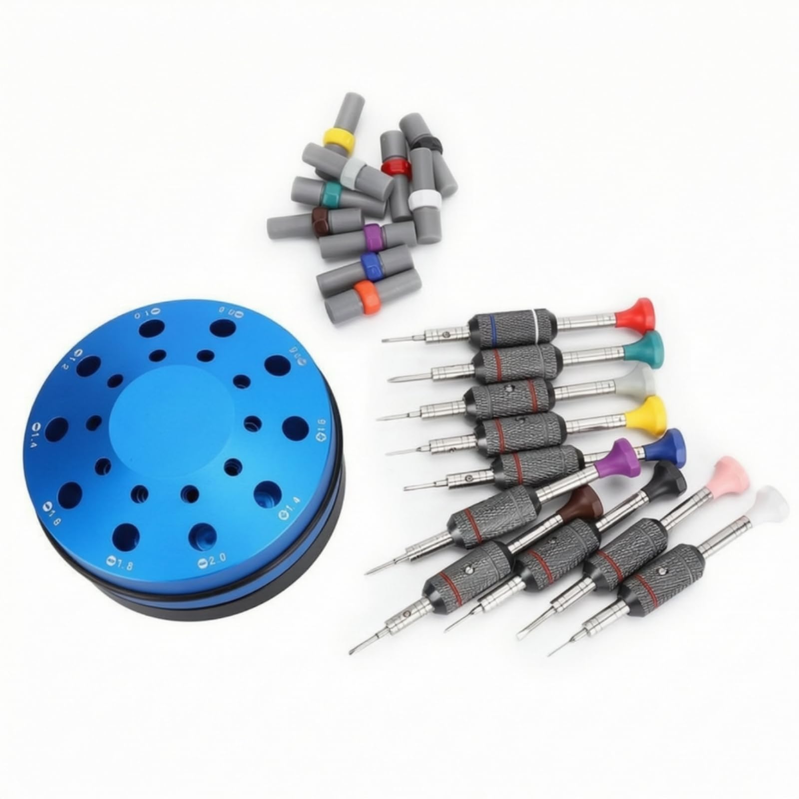 Qianly 10 Pezzi Set di Cacciaviti da Orologiaio Cacciaviti di Precisione Durevole Utensili per Modellismo