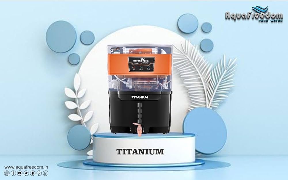 Aquafreedom Titanium Transparent Black COPPER RO+COPPER+UV+UF+TDS+