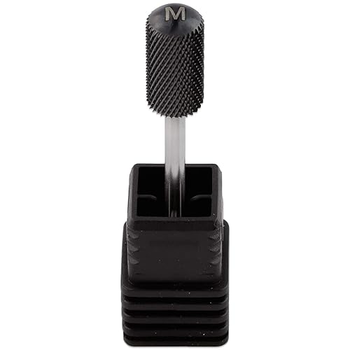 Miniatura 5 de USA PANA - Broca de carburo para uñas, 332 pulgadas, segura, cabezal grande, punta redonda y lisa, para pulidora eléctrica, tamaño del grano (5XC a