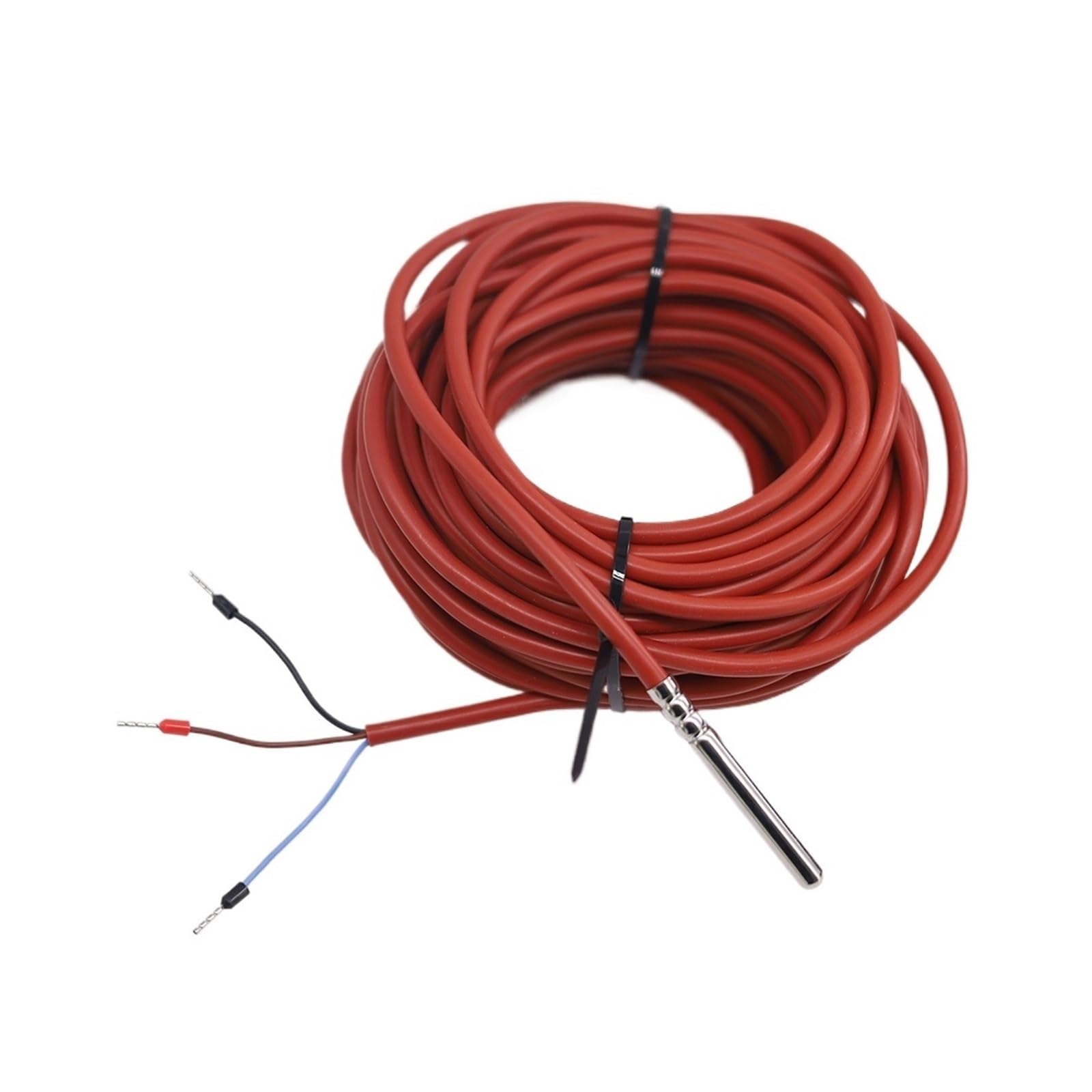 Kabel silikonowy 15 m 6 * 50 mm 3-przewodowy typ Termopara PT100 Wodoodporny czujnik temperatury