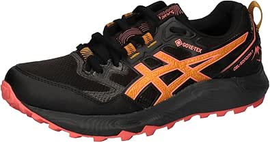 asics(アシックス) （ASICS） ランニングシューズ ゲル ソノマ 7 GTX ブラック ピンク 1012B414.003 スニーカー トレイルラン クッション 防水 （ブラック×ピンク/２２．５/Lady's）