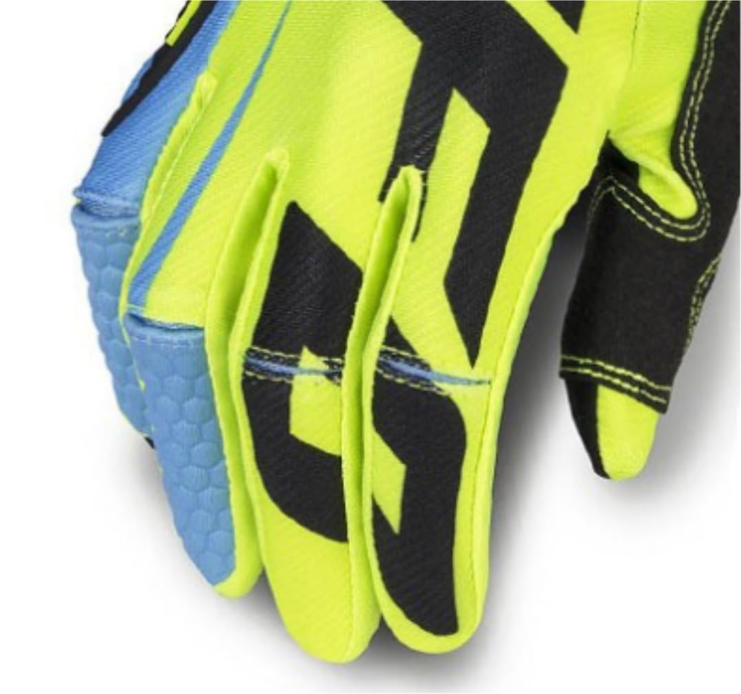 Guanti Bici Guanti for Fuoristrada Mountain Bike Fuoristrada Moto Sportive Auto da Corsa Guanti Palestra(Rot,S)
