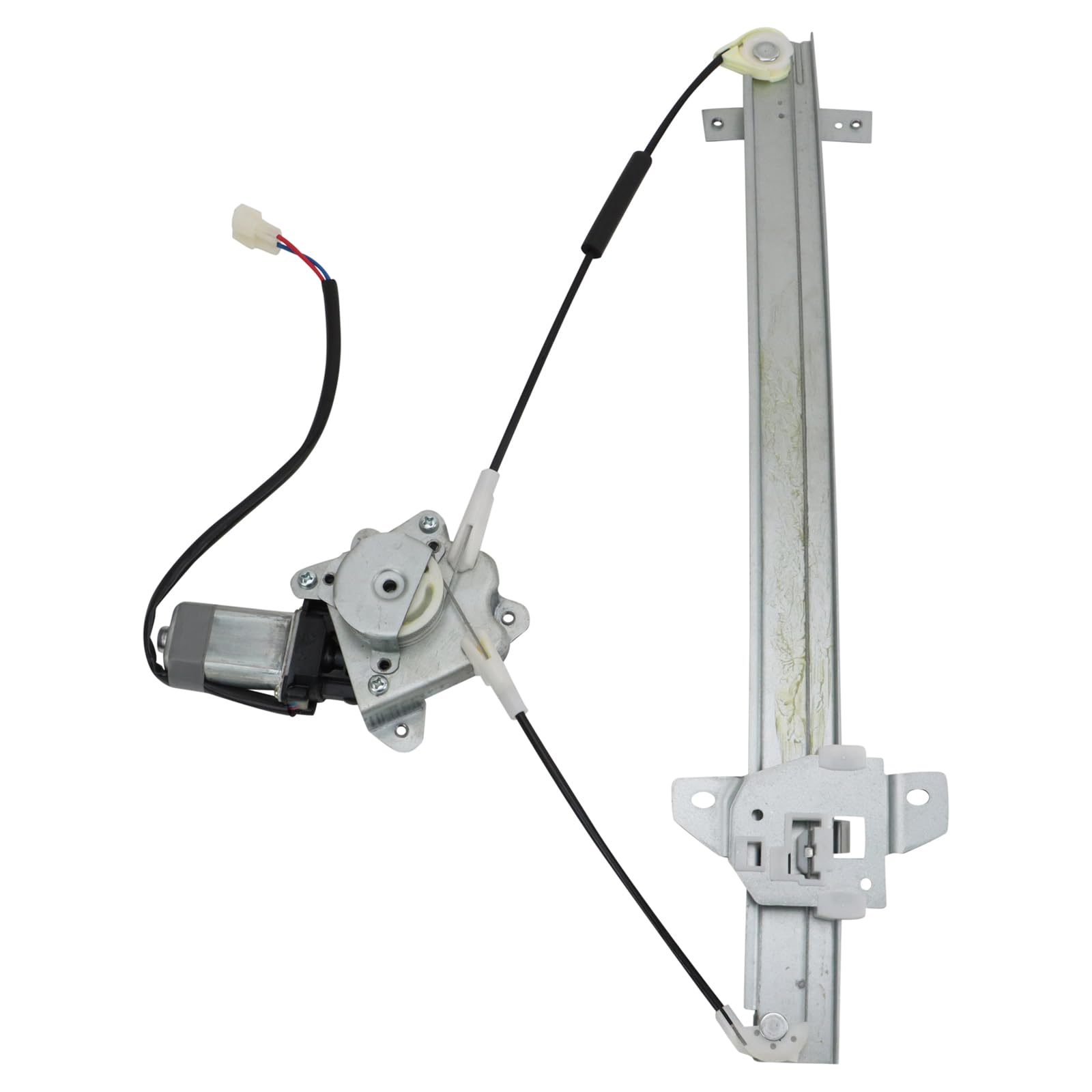 TRQ Front Left Power Window Regulator &amp; Motor Assembly Drivers Side Compatible with 1991-1998 Suzuki Sidekick