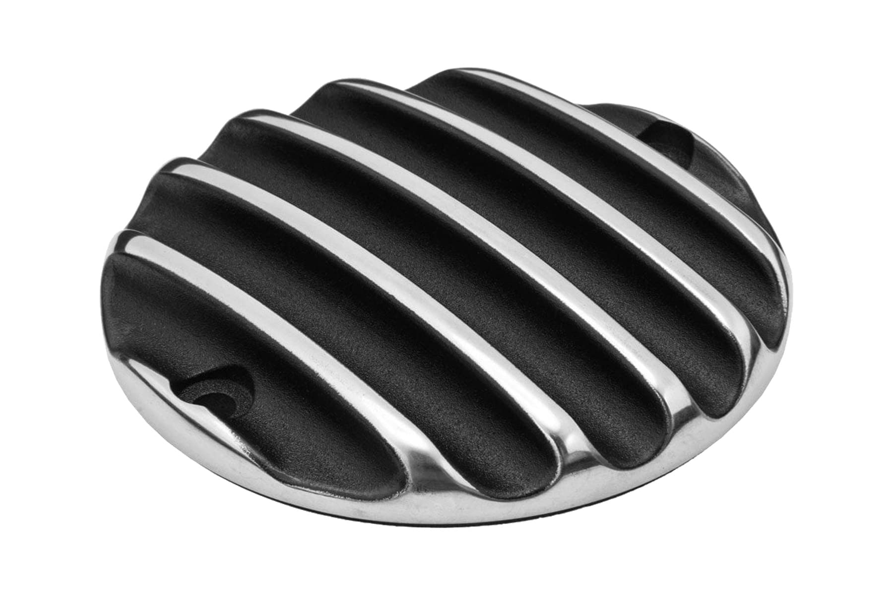 モートーン クラッチカバー リブ アルミ ブラック Motone(モートーン