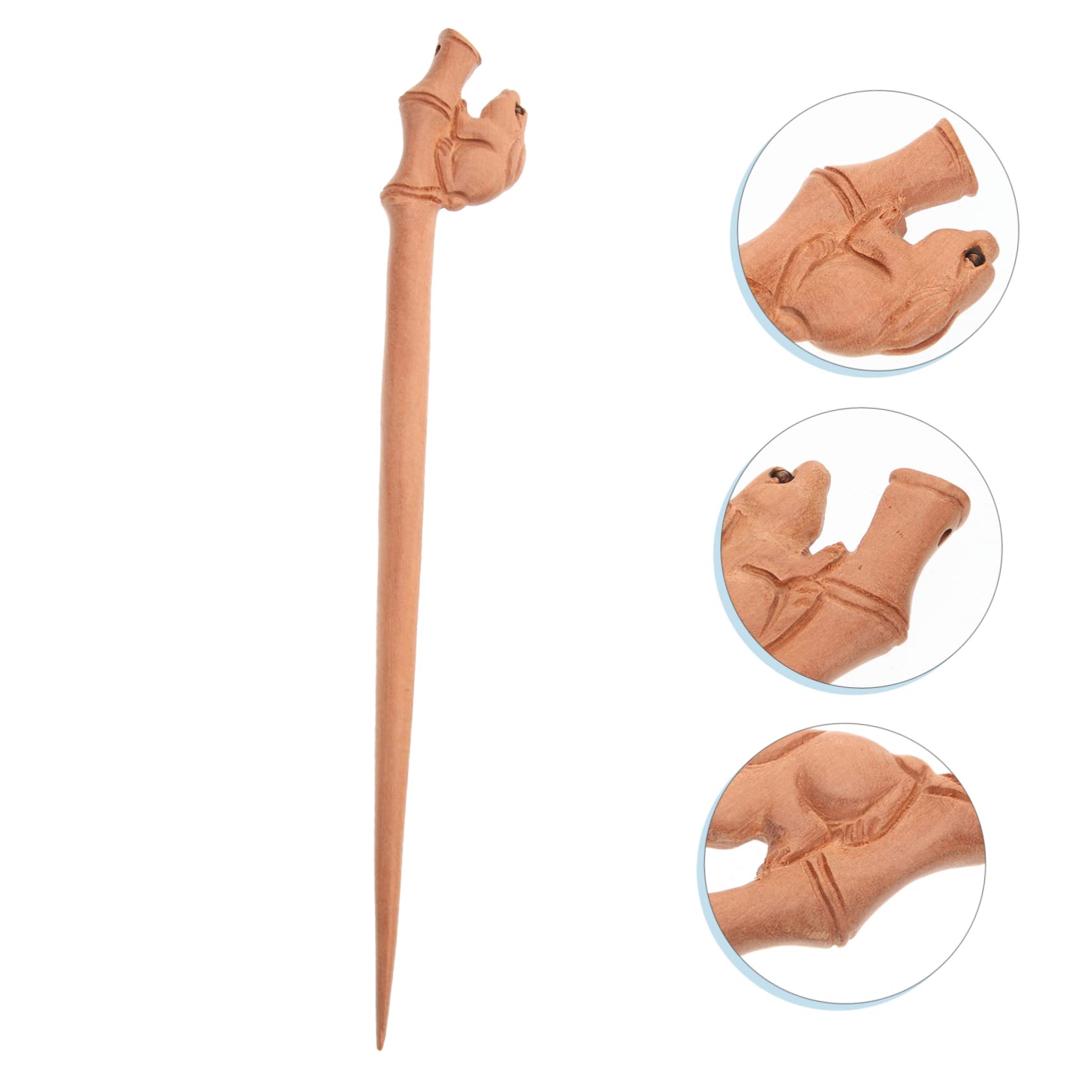 minkissy 4piezas Horquilla De Madera Retro Diseño De Conejo Horquilla Para Peinados Elegantes Accesorio Clásico De Estilo Chino Para Mujeres y Niñas