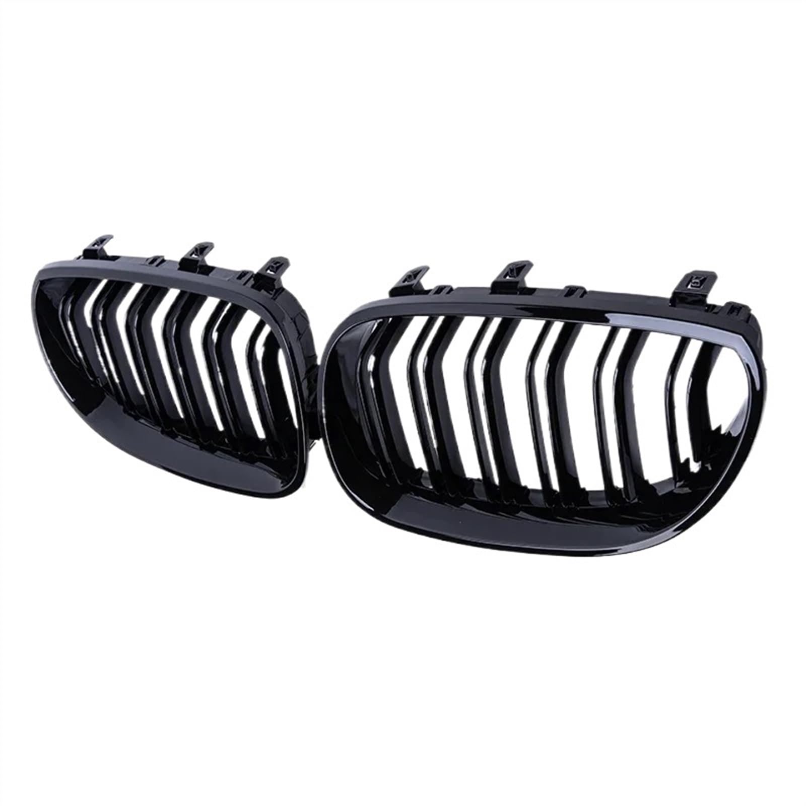 Rejilla parachoques para coche compatible con Serie 5 E60 E61 2003-2009 de doble listón 7