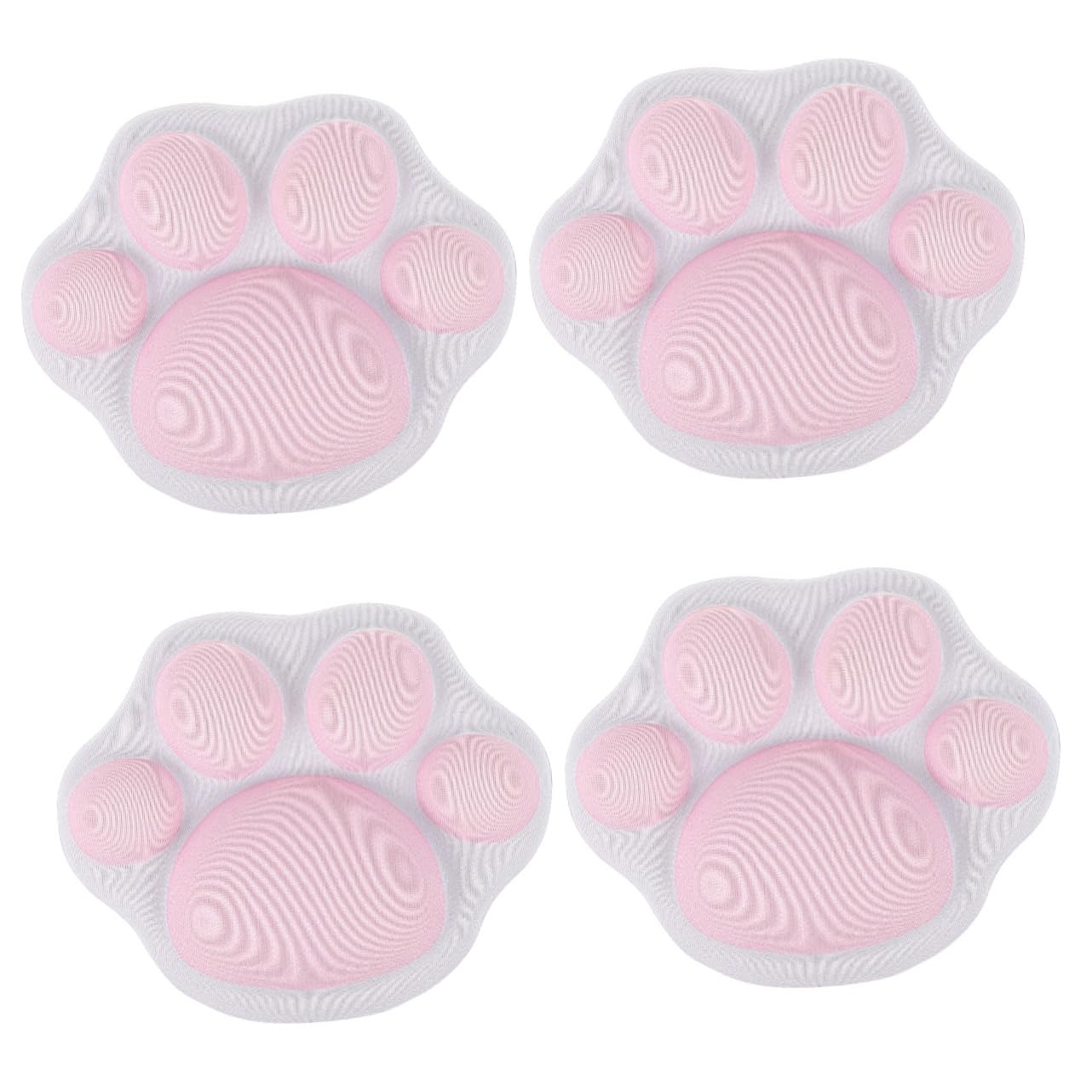 4 Pezzi Mouse Poggiapolsi Pad Desktop Pad Laptop Pad Zampa Di Gatto Poggiapolsi Pad Per Laptop Polso Mouse Pad Tastiera Pad Zampa Di Gatto Polsino Pad Computer Pad Pad Ergonomico