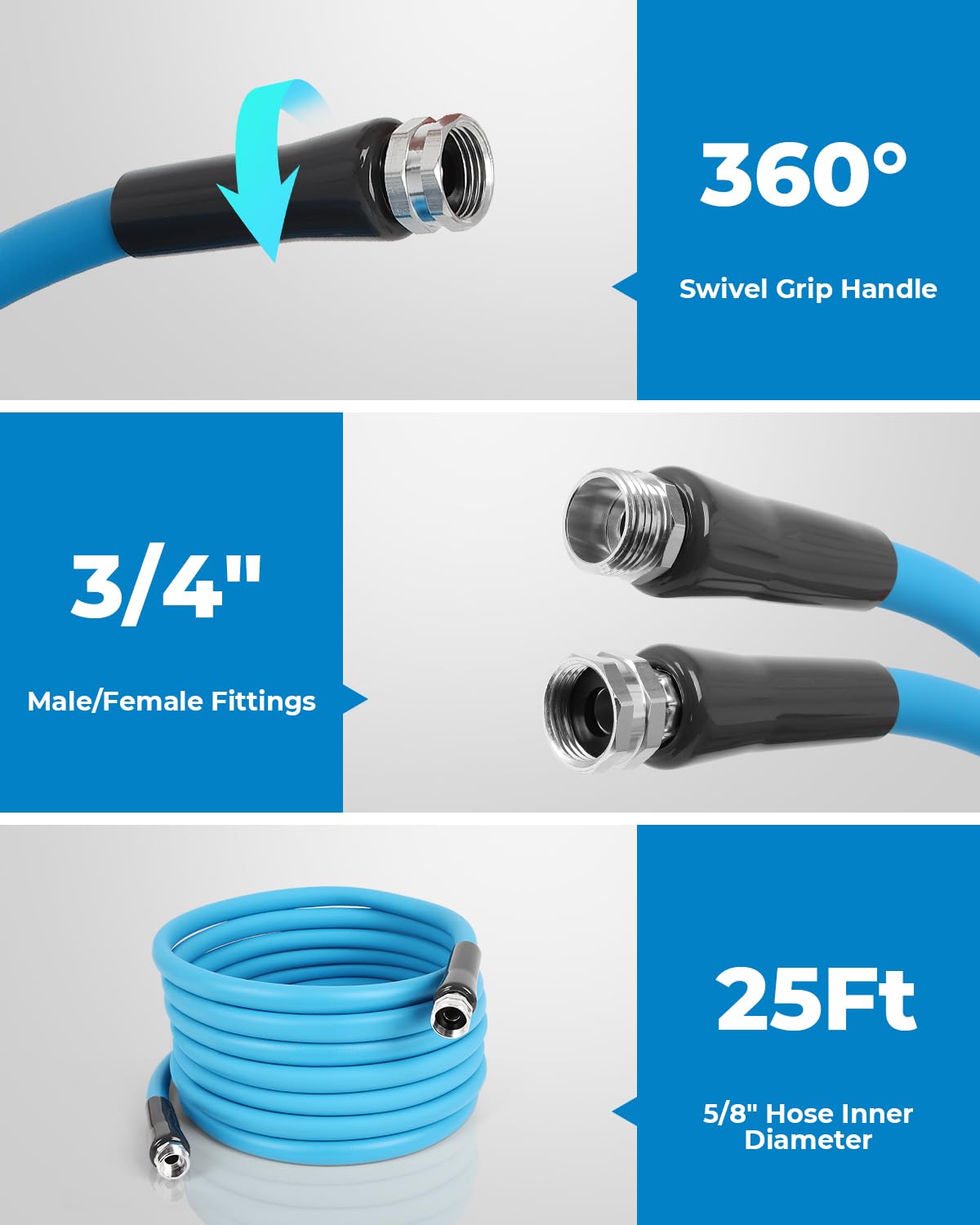 Stokk RV Water Filter with Flexible Hose Protector, NSF Certified Stokk RV Water Filter with Flexible Hose Protector, NSF Certified