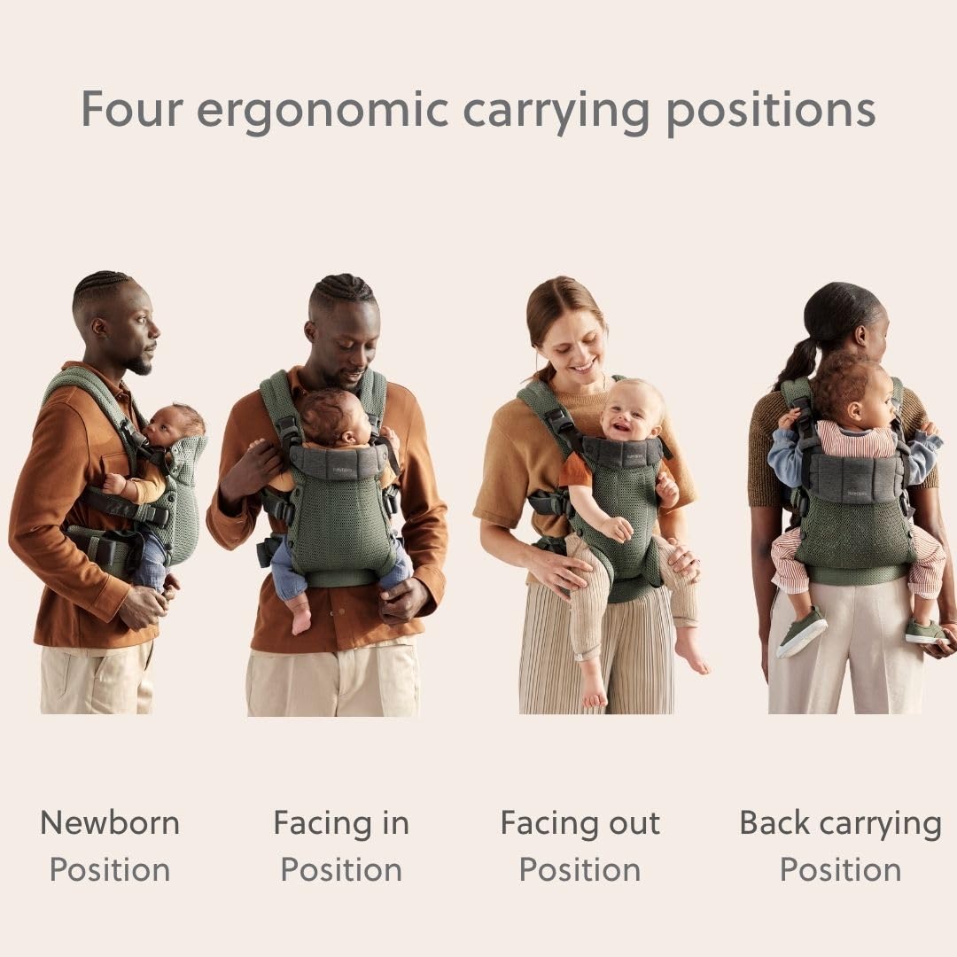 Amazon.com: BabyBjörn Baby Carrier Harmony, Dark Green, 3D Mesh