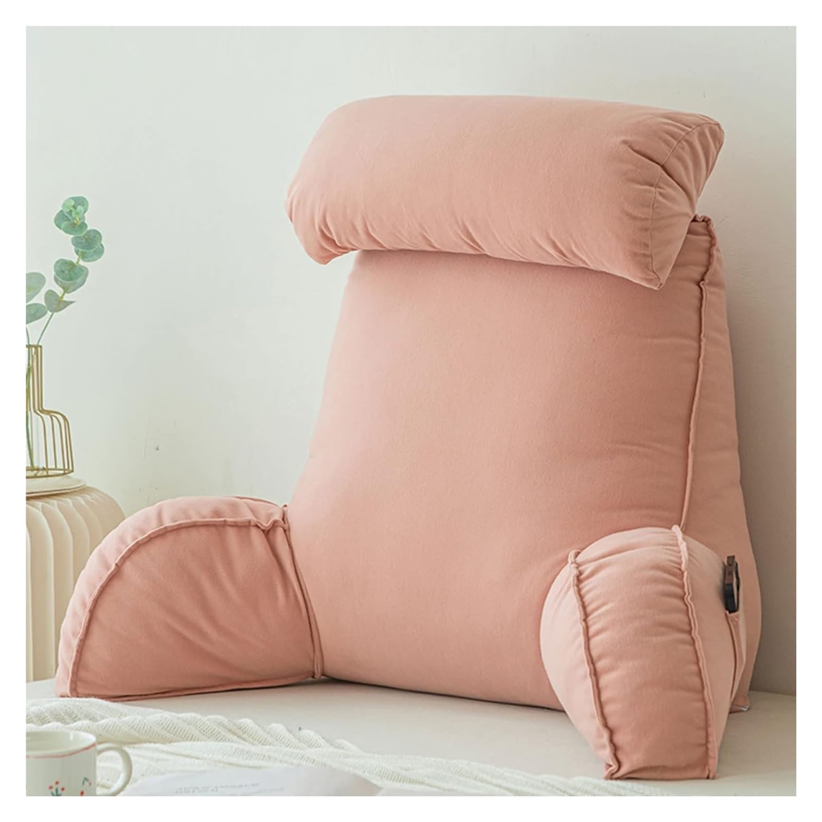 IULGFSC Reading pillow， Rest Reading Wedge Pillows,Lumbar Cushions,Headboard Backrest Pillow