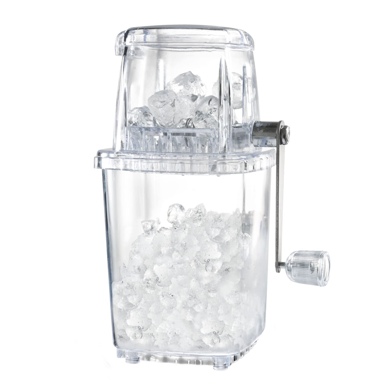 Ice Shaver Trituradoras de Hielo eléctricas para Evitar Salpicaduras Tres Cuchillas Máquina para Hacer Conos de Nieve Máquina de Hielo raspado de Acero Inoxidable 220 LB/h para el hogar y el Comer