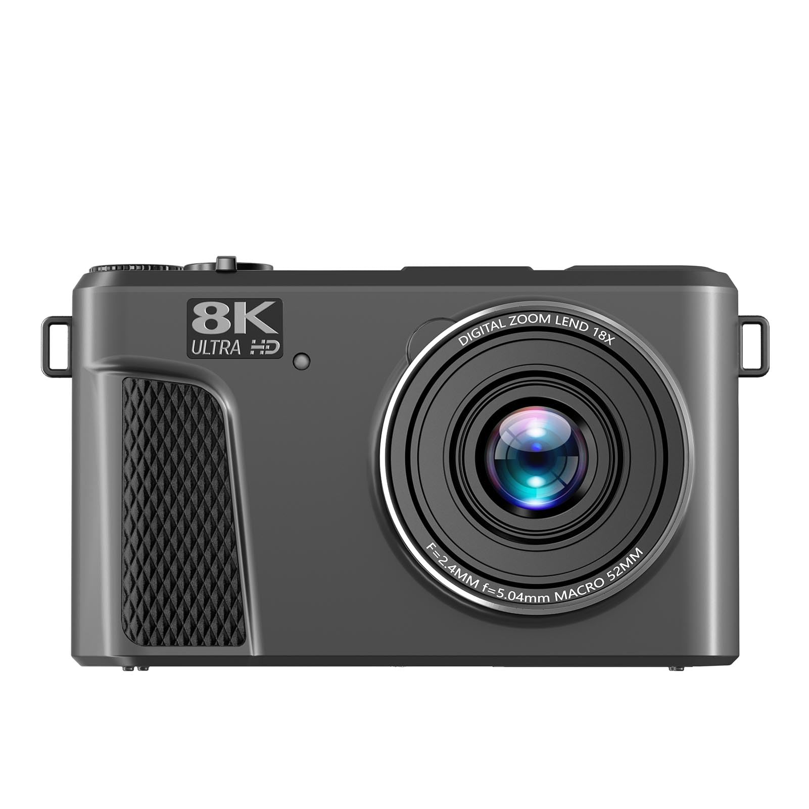 Fotocamera Digitale 8K 88MP Fotocamera con Zoom 18x con Zoom Digitale 18x Messa a Fuoco Automatica per Vlogging WiFi Schermo Ribaltabile (Nera)