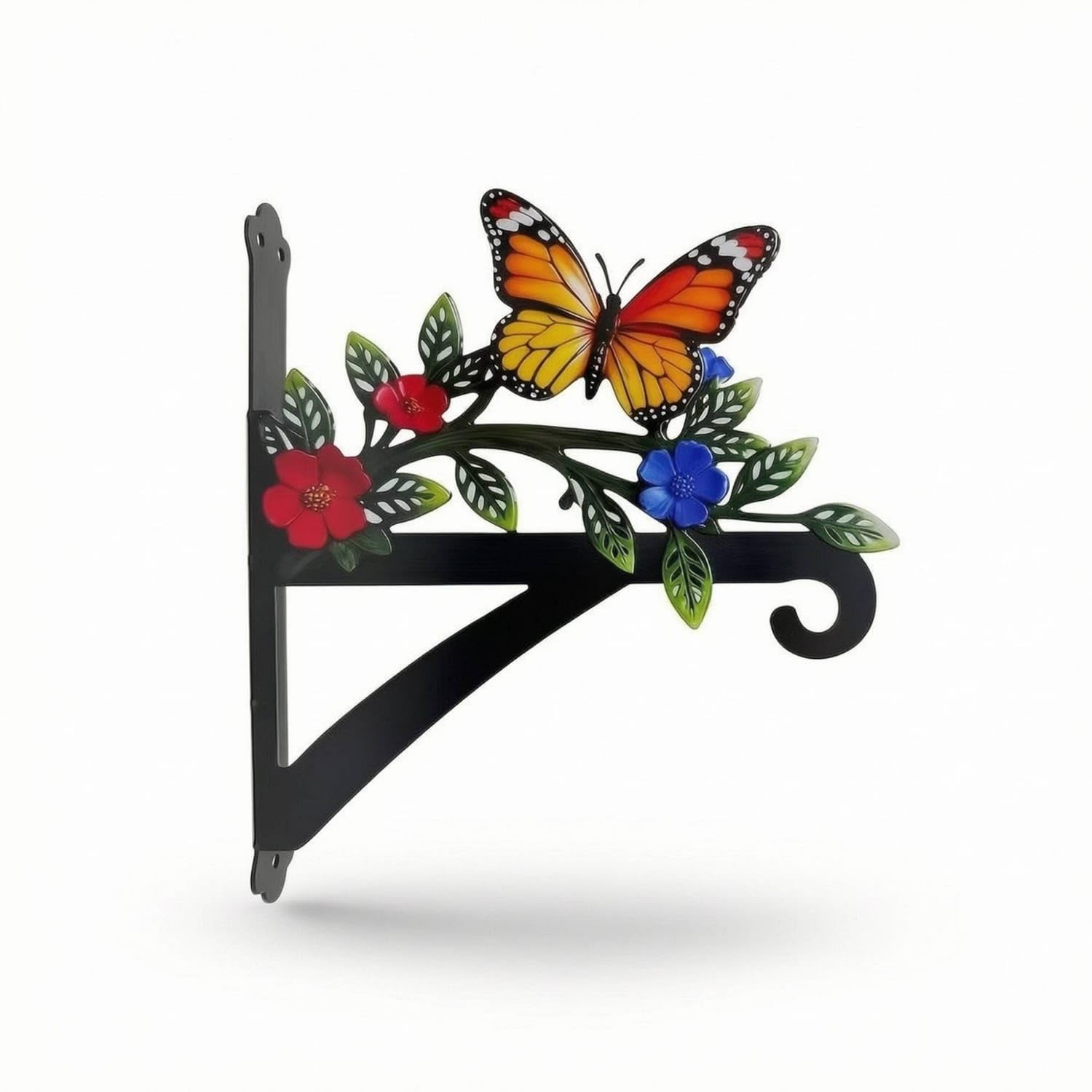 Ojiva® Heavy-Duty Wall-Mounted Plant Bracket Rust-Resistant Metal Plant Hanger Curved Bird Feeder Hook Outdoor for Gardeners, Homeowners, Garden, Patio, Porch, Indoor, Butterfly Hook B-image-24