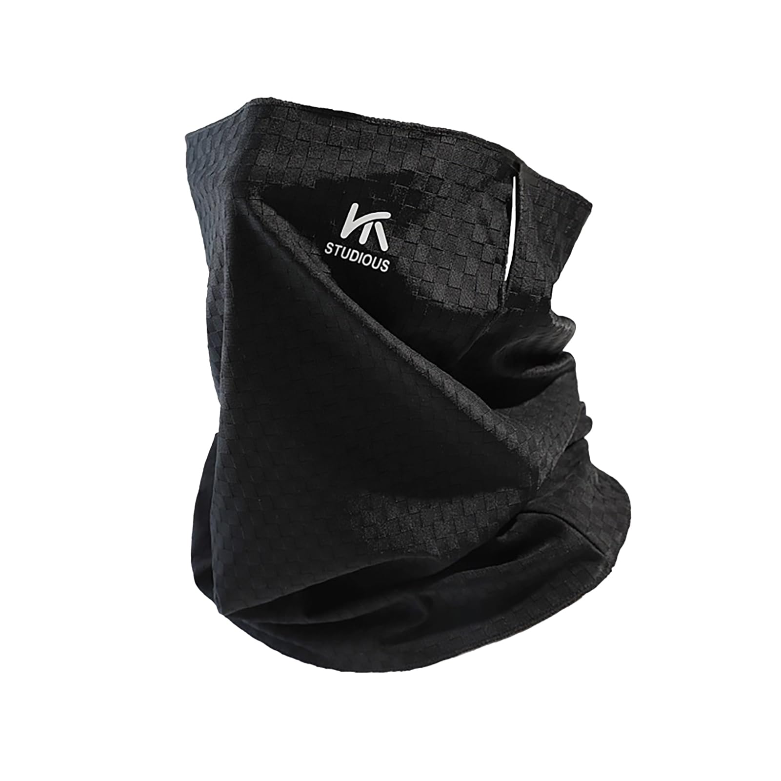 [VEVE&MIKI] フェイスカバー 冷感 uvカット 耳カバー付 ネックガード 吸汗速乾 息苦しくない 繰り返し 日焼け 防止 対策 フェイスマスク (ブラック)