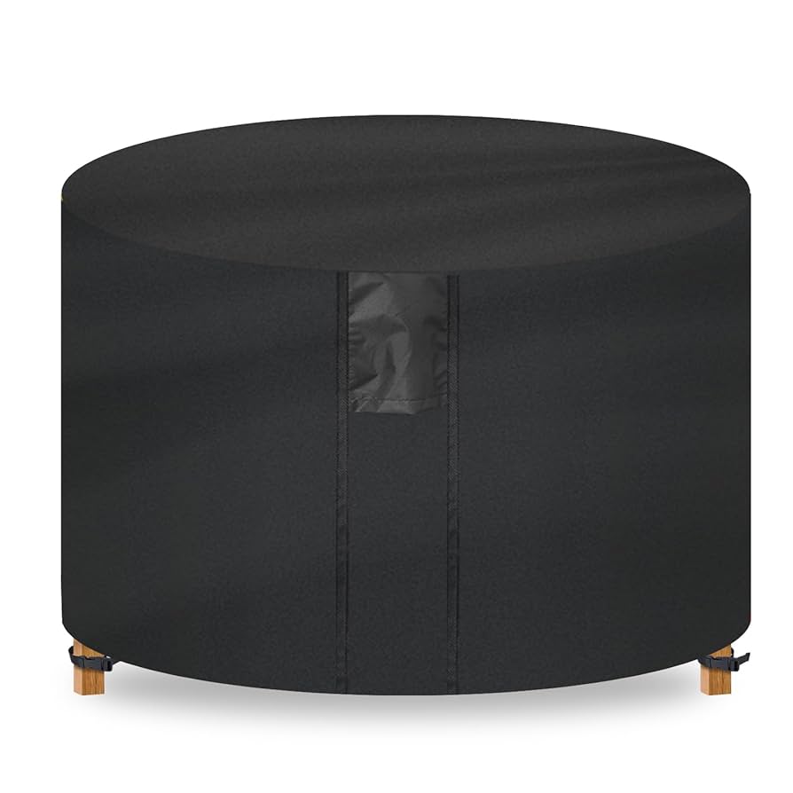 Fire Pit Cover Round Waterproof, 32"Dia * 13.7"H Gas