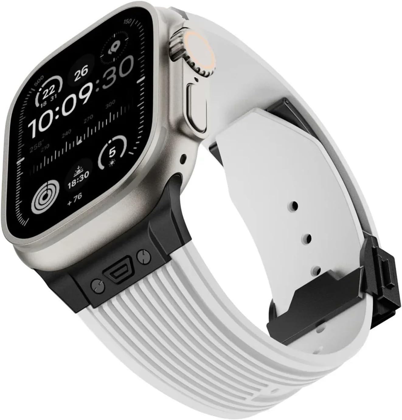 Liquid Silicone Strap for Watch 2/3 49mm Metal Buckle Wristband Series 11 10 46mm 9 8 7 45mm 6 5 SE 44mm Belt