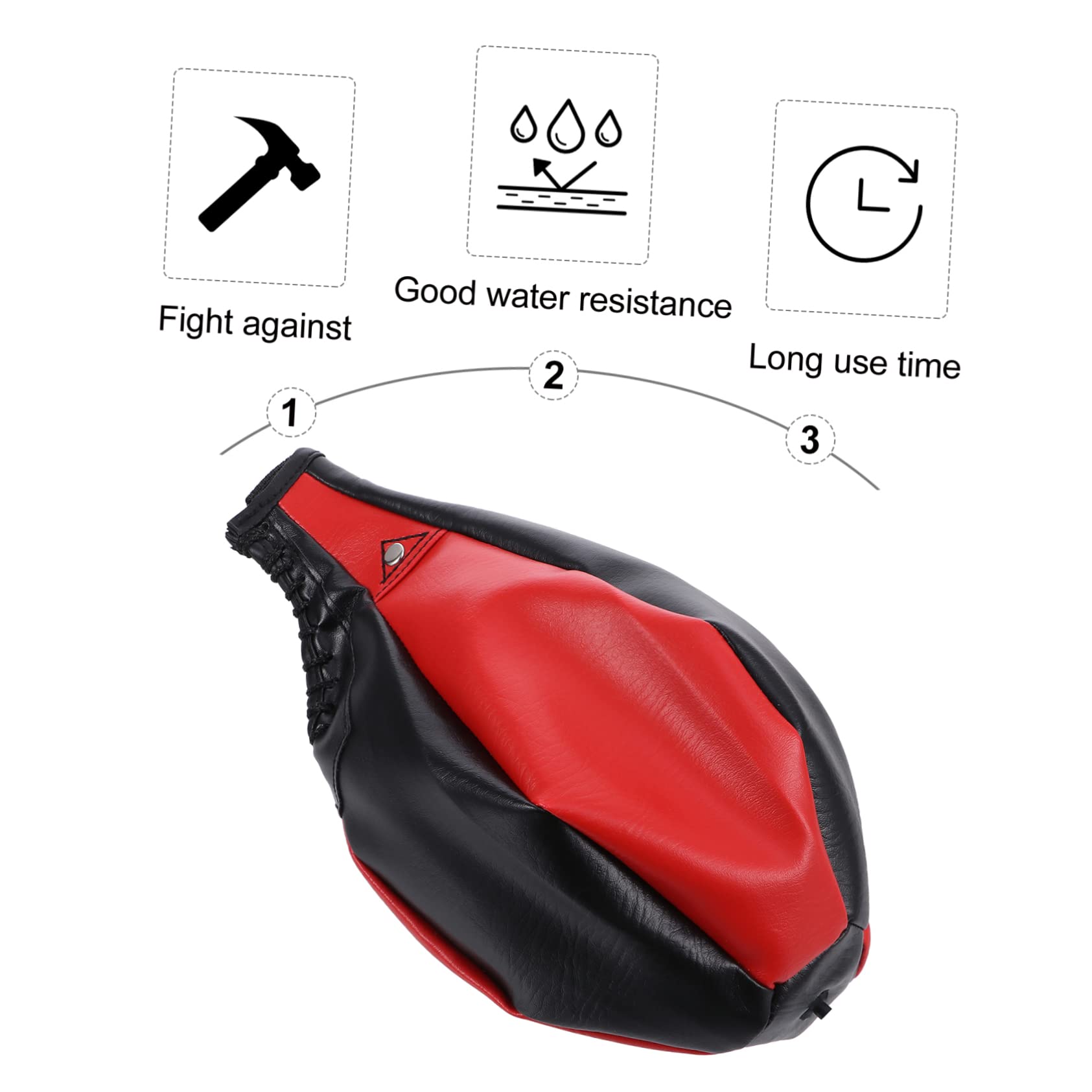 BESTonZON 1Pc Hanging Punch Ball Professional Relief Boxing Training Ball Durable PU Material for Reflexes Stability and Easy Setup for Boxing Kickboxing and MMA Training