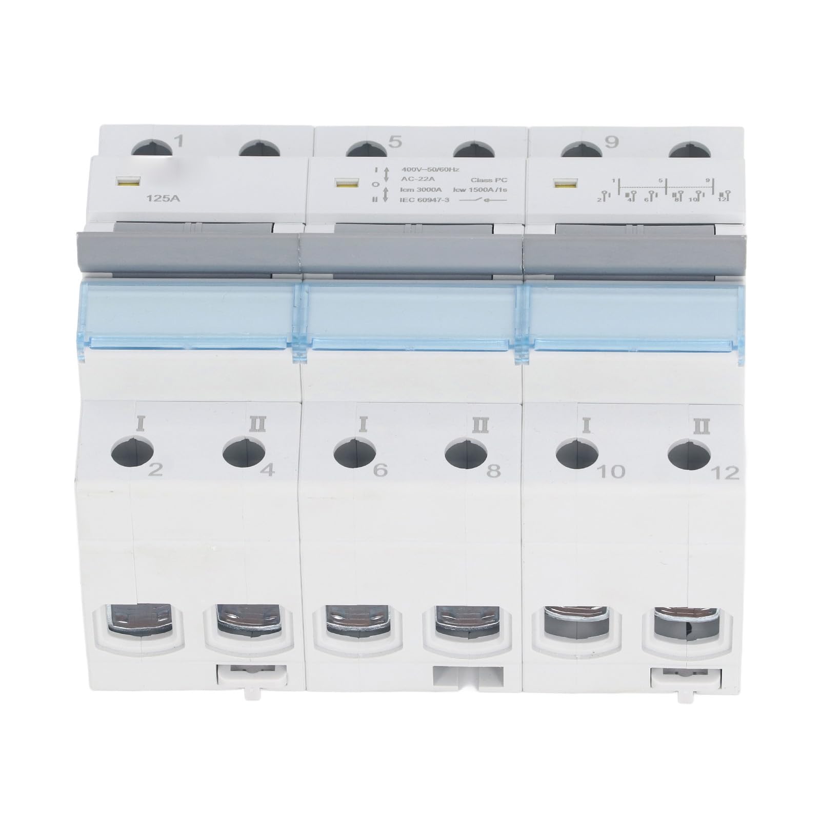 Interruttore Isolatore CC SEG-125 125A 400 V Interruttore Automatico per Array Fotovoltaico Sezionatore CC con Varie Protezioni per di Energia Solare