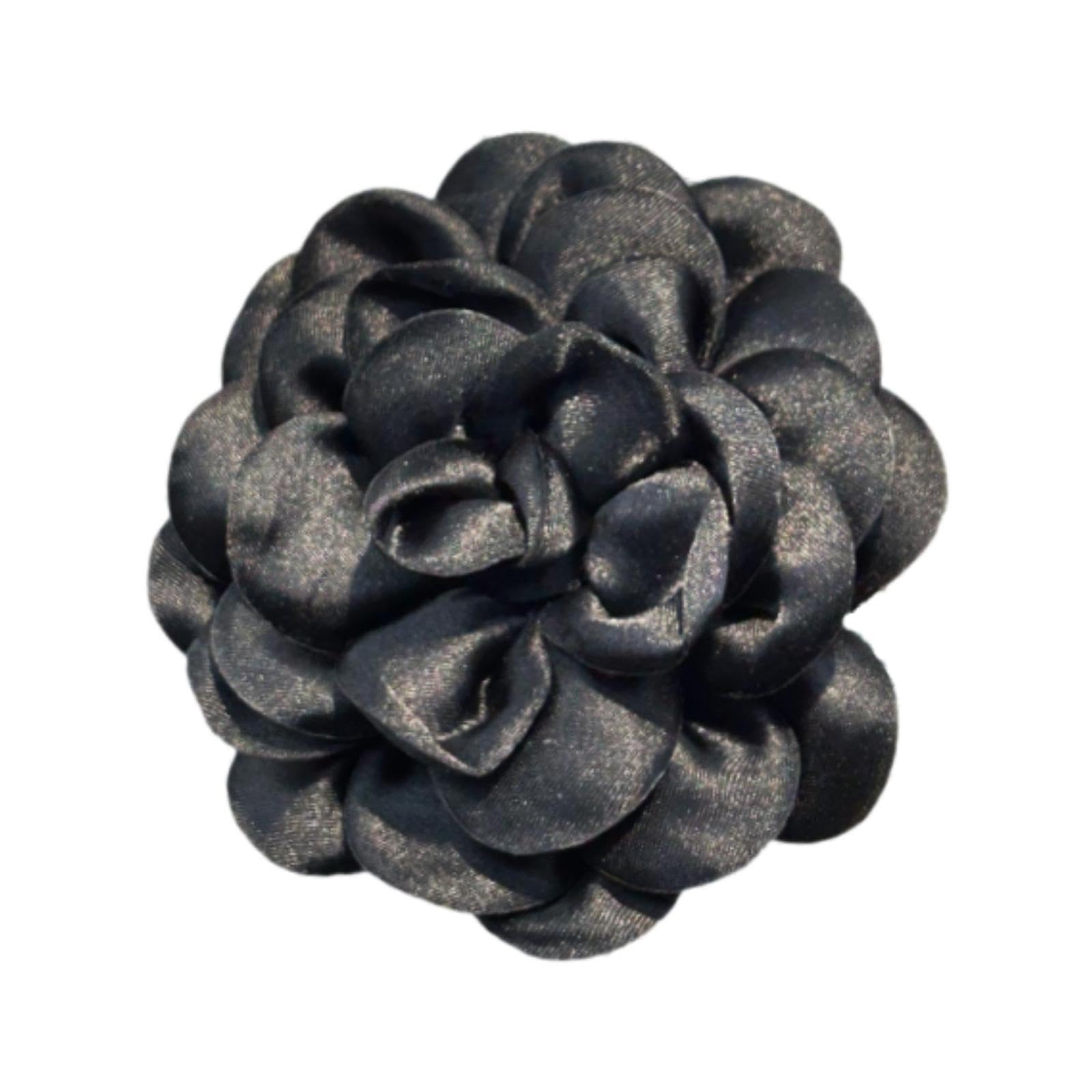 styleheaven Flower Brooch Badge Large for Women Flower Hair Clip for Banquet Dress Party Black |Jewelry & Watches | Fashion Jewelry | Pins & Brooches-picture-10