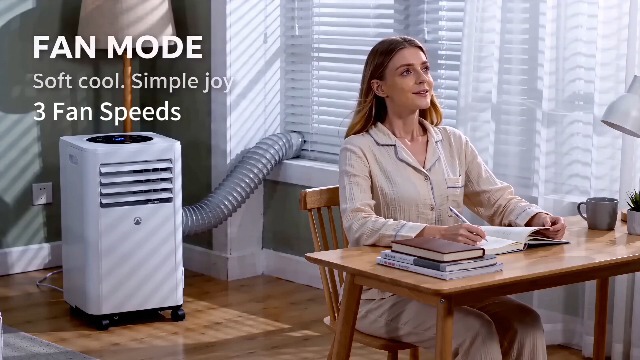 Image of Portable Air Conditioners, 10,000 BTU Portable AC Unit for Room up to 450 Sq. Ft, 3 in 1 Small AC Unit with 24H Timer Smart Sleep Mode, Smart Stand up Air Conditioner for Bedroom(10,000 BTU)