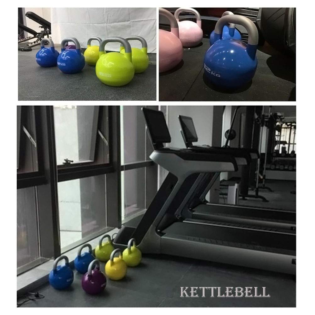 Kettlebell AGYH Nero Acciaio Fuso, Professionista Athletic Kettlebells, Addestramento del Muscolo Dell'attrezzatura da Casa Palestre, 4 kg / 8 kg / 12kg / 16kg / 20kg / 24kg