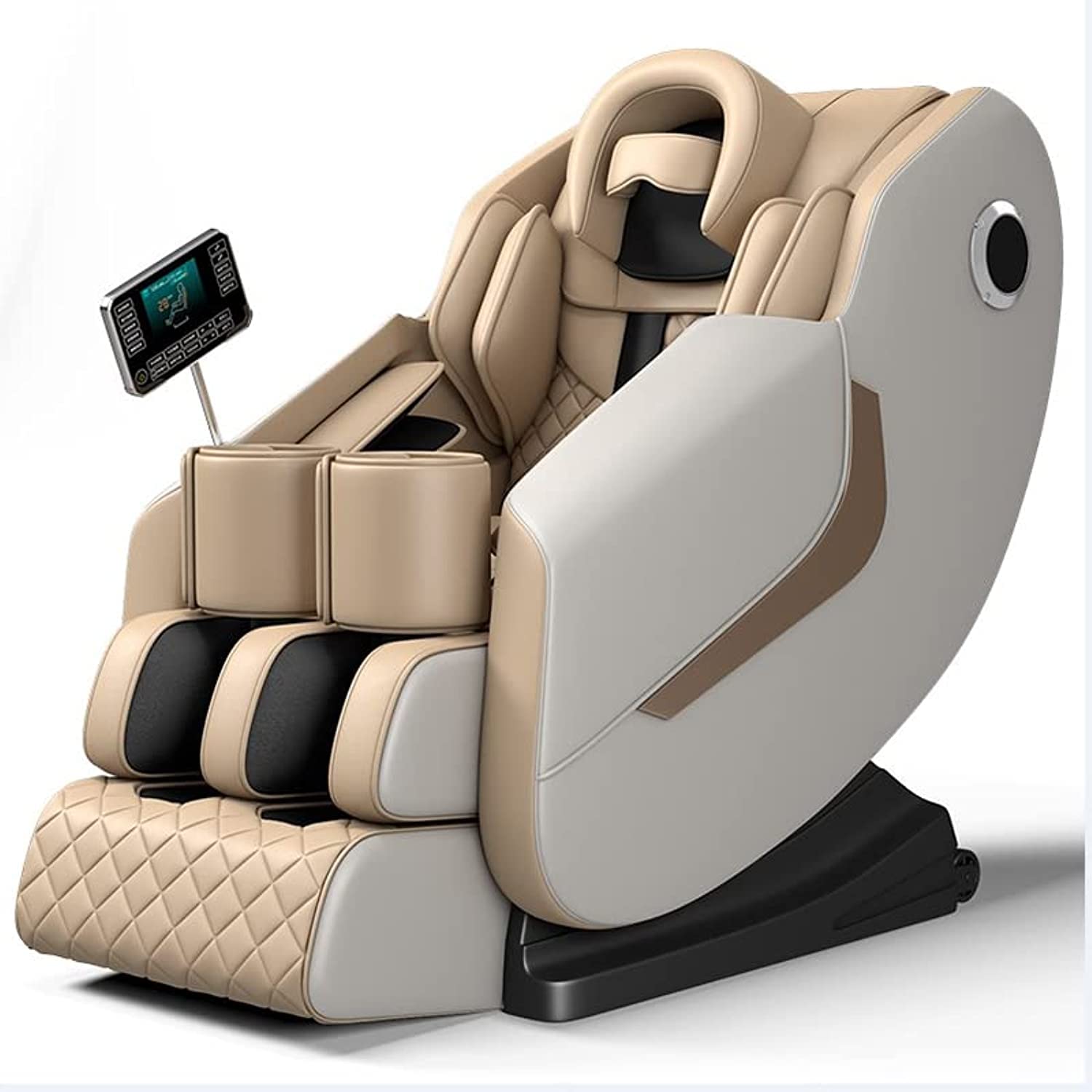 AWDMassage Chair for Full Body Massaging, 5 AUTO Programs, Wireless Music Bluetooth Speaker, Zero Gravity Full Body Airbags Massage Back Waist Heat. (Beige)