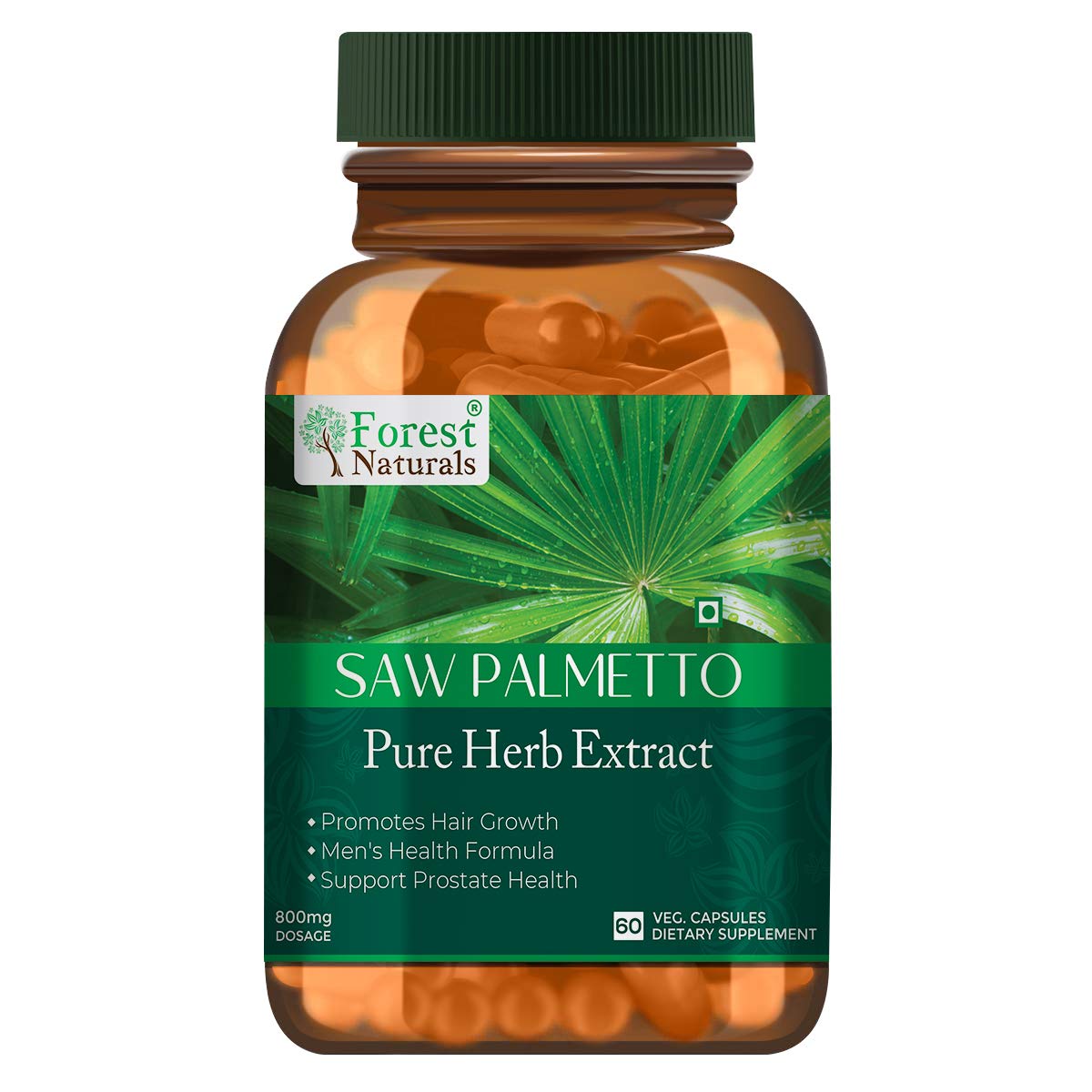 Forest Naturals Saw Palmetto Extract | 60 Veg Capsules | 800Mg | Pack of 1 (B08H2CKZT2) Amazon Price History, Amazon Price Tracker