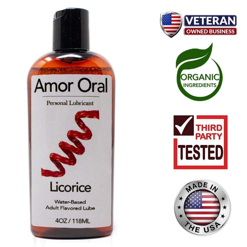 Amor Oral Licorice Flavored Lubricant - Water Based Edible Lubricant, 4.0  Ounce : Amazon.com.au: Health, Household & Personal Care