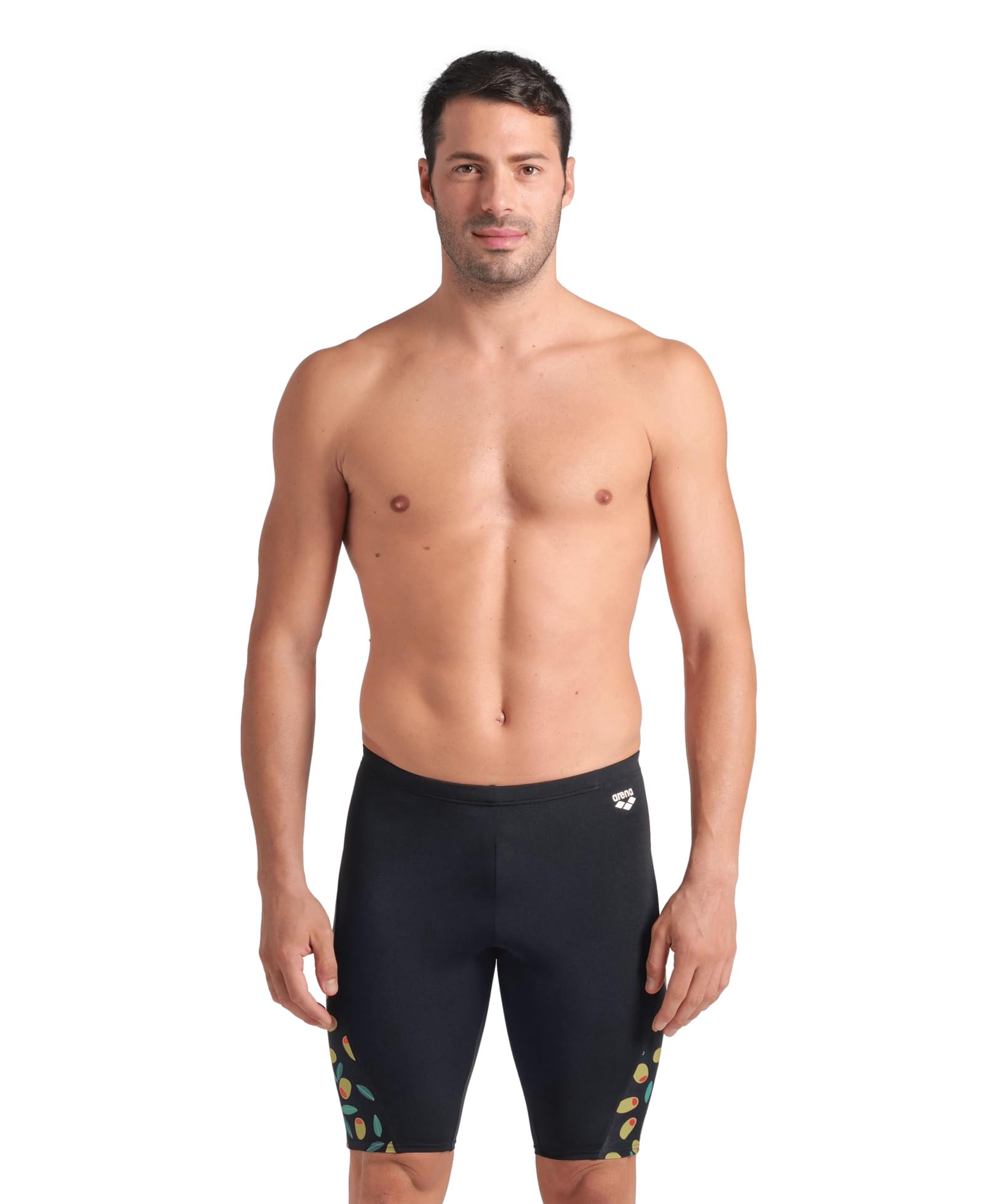 ARENA Performance Men's Funny Prints Collection Olives Jammer Tight Swim Shorts Costume a Pantaloncino Uomo