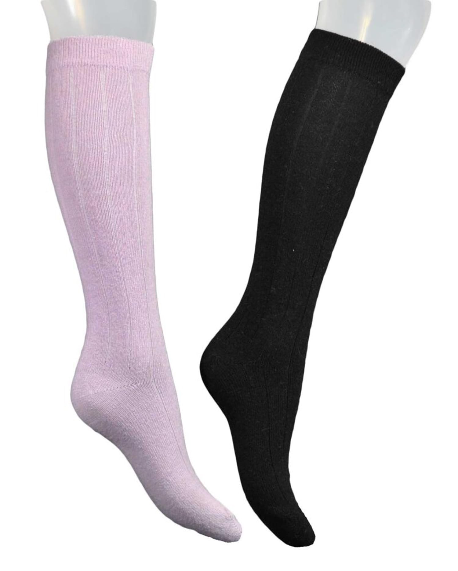 (6 Paar) Geschenktasche "Arabba" mit 6 Paar langen Damensocken, bunt, aus feinstem Woll-Kaschmirgarn - 100% Made in (Brescia) Italy, mehrfarbig, Einheitsgröße