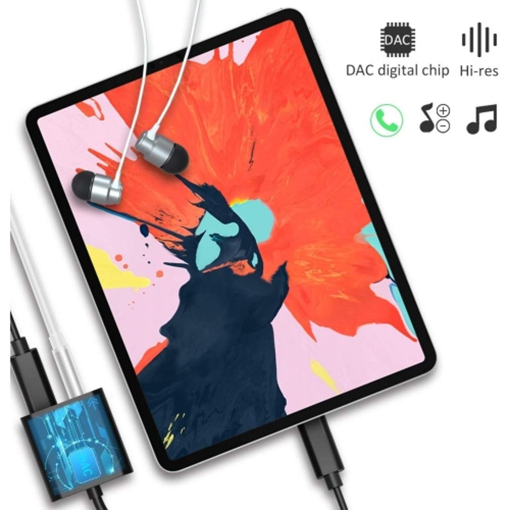 Adattatore per cuffie USB C compatibile con Samsung Galaxy A73, A54, A53, A33 5G, jack da 3,5 mm, supporto splitter per microfono